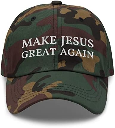 Napravite Isusa sjajno ponovo Tata šešir-smiješna vjerska vezena kapa-poklon za kršćane