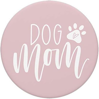 Pas mama Pokloni za žene, ljubitelj pasa, ružičasti bijeli crni JLZ011 Popsockets zamjenjivi popgrip