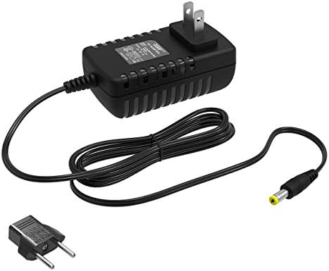 Hqrp 6v AC Adapter kompatibilan sa Vive DMD1001 UE08WCP-060100SPA automatska digitalna manžetna za nadlakticu Monitor krvnog pritiska adapter za napajanje kabla DMD1001SLV [UL navedeno] + Euro Adapter za utikač
