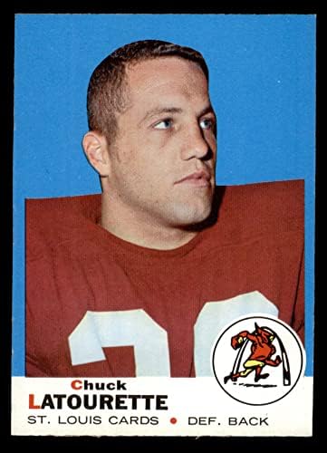 1969 TOPPS # 112 Chuck Latourette St. Louis Cardinals-FB Nm / MT Cardinals-FB Rice