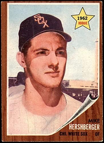 1962 TOPPS # 341 Mike Hershberger Chicago White Sox Dean's kartice 2 - Good White Sox