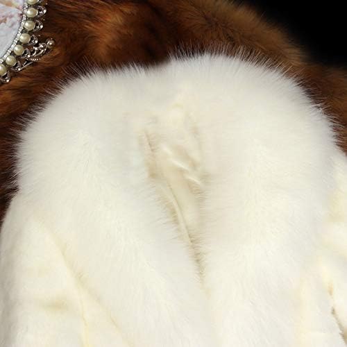 Pelt Faux Bijela jakna Ženske tople zimske jakne lažni jakni kaput gornja odjeća toplo debeli pelt ženski