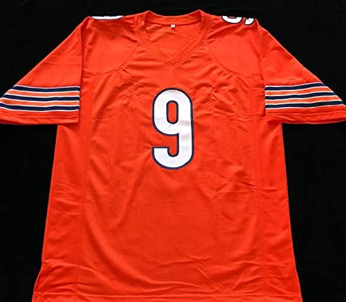 Robbie Gould potpisan autogramirani narandžasti fudbalski dres Beckett COA - Veličina XL - Chicago Bears Legendary Kicker