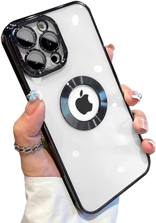 Loobival za iPhone 11 Pro Max Case sa zaštitnim objektivom fotoaparata, Logo Pogled za žene Muškarci, Mekani tanki Telefonske kutije za iPhone 11 Pro Max Clear Ultrathin nazad