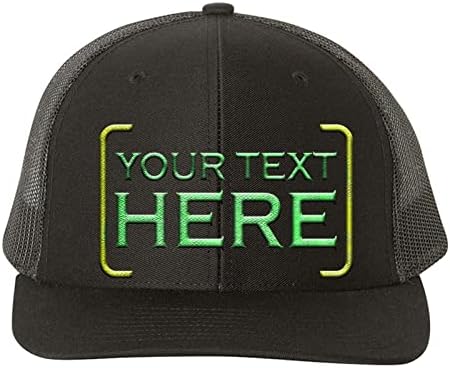 Mato i hash Custom Hats sa vašim tekstom ovdje | Vezeni kapu za poslovanje | Trucker Richardson 112