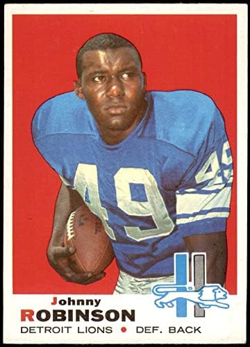 1969 TOPPS # 145 Johnny Robinson Detroit Lions VG + lavovi Tennessee St