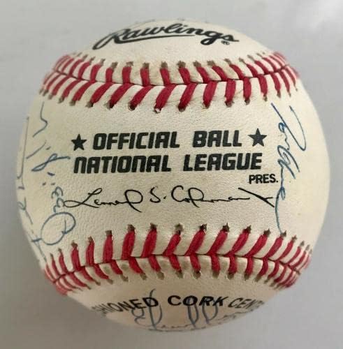 1998. Ekipa Atlanta Braves potpisao je na bejzbol-25 potpis-maddox, glavine, smoltz - autogramirani bejzbol