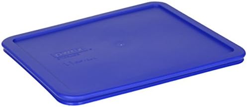 Pyrex 7212-PC 11 Cup plavi, kadetski plavi i morski plavi pravougaoni plastični poklopac za skladištenje