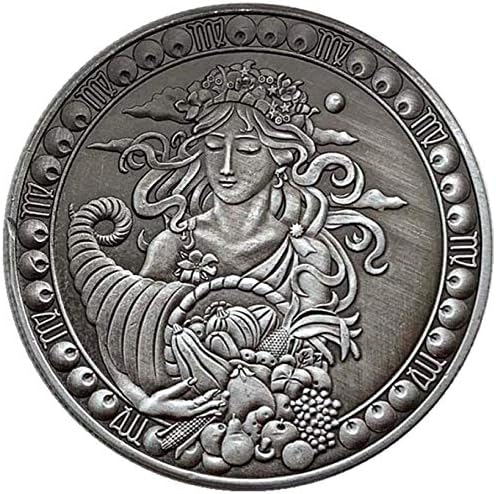 Izazov Europski i američki zodijak Diamond Coin Srebrna sakupljana kolekcija novčića Tarot Whiot Love Gold
