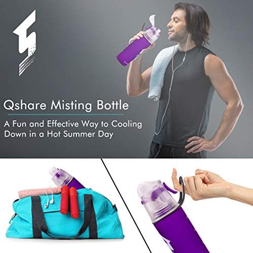 Qshare maglu boca za vodu, sportska boca za sprej za sportsku bocu za vanjsku sportsku hidrataciju i hlađenje