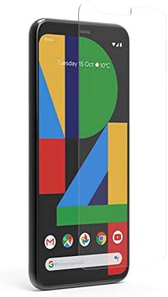 PureGear Google Pixel 4 XL HD Zaštita ekrana od kaljenog stakla sa instalacionom ladicom za samopodešavanje, osetljiva na dodir, pogodna za kućišta, otporna na ogrebotine sa premazom protiv otiska prsta, doživotna zamena