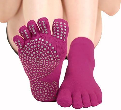 Toetoe - joga i pilates antiklizat jedino mini-posade pamučne nožne čarape