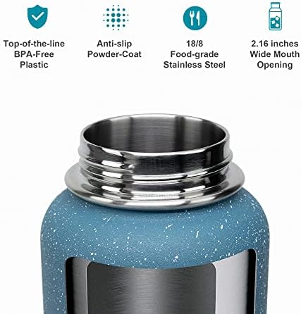 Buzio vakuum izolirana bočica od nehrđajućeg čelika 64oz sa 40oz izolirane tri kape boce vode, BPA BESPLATNA