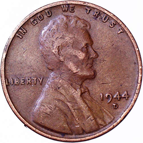 1944 D Lincoln pšenica Cent 1c vrlo dobro