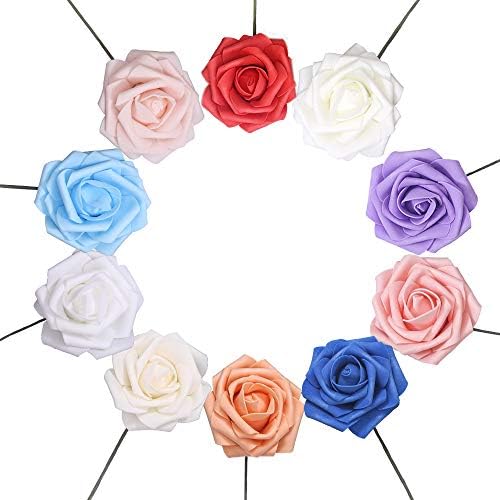 Umjetne ruže Cvijeće Umjetne pjene ruže Real Flake Roses Dekoracija za dom, tuš za bebe, DIY Wedding Bukets