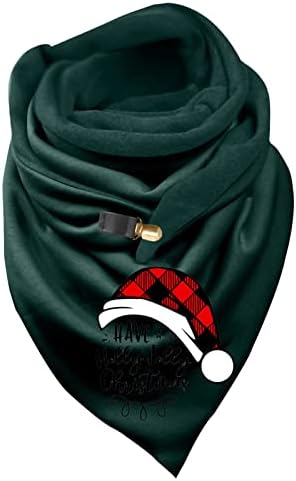 Ženska retro boemian šal šalcarf pribor trokut šalovi zimski topli božićni ispisani šal šal žena