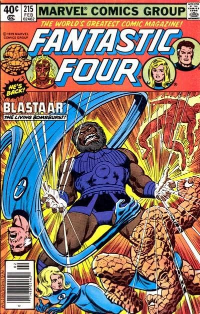 Fantastic Four 215 VF ; Marvel comic book / John Byrne Blastaar