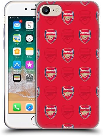 Dizajni za glavu Službeno licencirani Arsenal FC Crveni Crest uzorci Mekani gel Case kompatibilan sa Apple