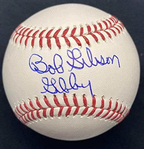Bob Gibson Gibby potpisao nadimak Baseball JSA - autogramirani bejzbol