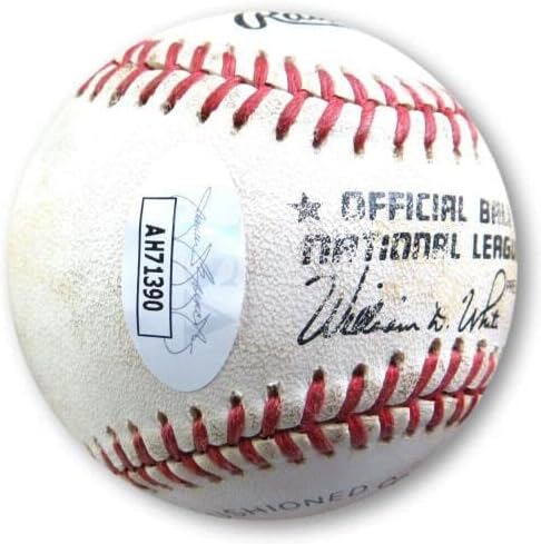 Eric Davis potpisao je autogramirani NL bejzbol Cincinnati Reds JSA AH71390 - autogramirani bejzbol