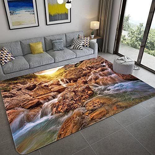CUSMA prirodni pejzaž uzorak 3D tepih Kućni dnevni boravak Sofa prostirka spavaća soba noćni ured podne