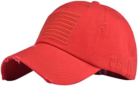 Dan nezavisnosti oprana bejzbol kapa za muškarce i žene vezena američka zastava sklopivi suncobrani šeširi