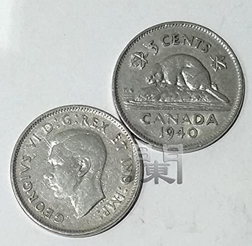 Kanada George šest kralja prije 5 bodova nikl indijski car izdanje Canadacoin kolekcija Komemorativni novčić