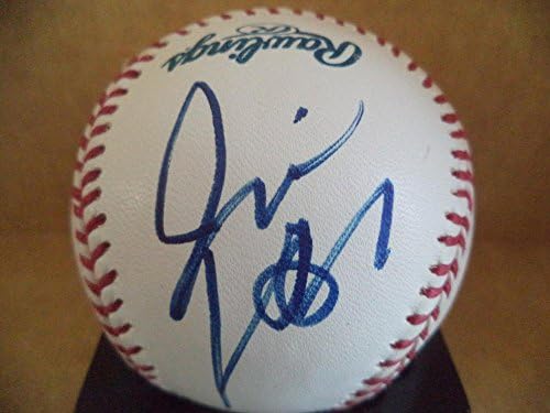 Jim Hendry Chicago Cubs Generalni direktor potpisao je autogramirani M.L. Baseball w / coa