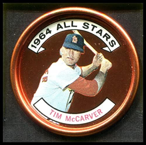 1964 TOPPS 156 All-Star Tim McCarver St. Louis Cardinals NM kardinals