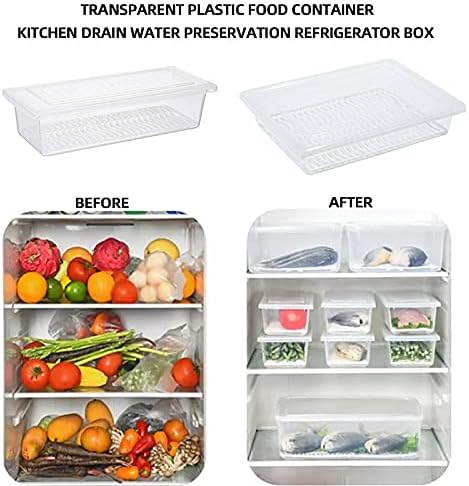 Panchen posuda za čuvanje hrane-kutija za čuvanje kuhinjskog frižidera odvojiva posuda za odvod posuda za