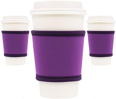 Rukavši za kafu - premium neoprenske izolirane ruševe za više od za više od kafe i čaja - najbolje za 12oz-24oz čaše na Starbucks, McDonalds, Peets, Caribou kafa