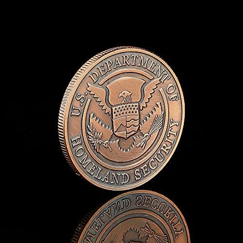 USABORDER Patrol Agent Američki Ministarstvo za domovinu Beskudnost Brončani izazov novčić