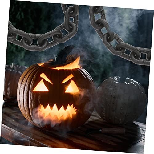 Toyvian simulirani gvožđe moronsku pribor za odrasle za odrasle muške haljine odjeća Halloween ukleti zombi dekor Halloween Chain Prop Noć vještica Lančani lanac lažni lanac