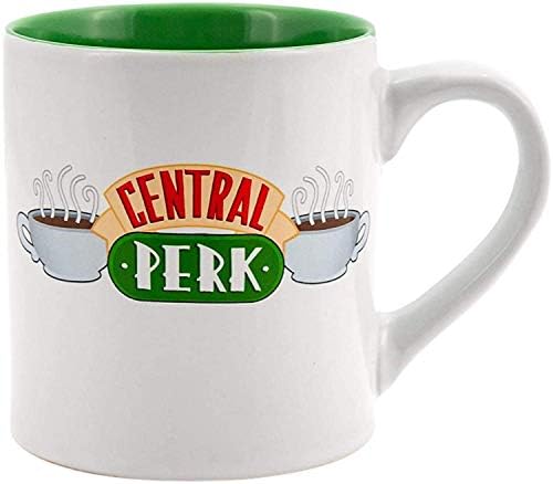 Silver Buffalo Friends Central Perk Logo Keramička Šolja Sa Širokim Obodom, 16 Unci