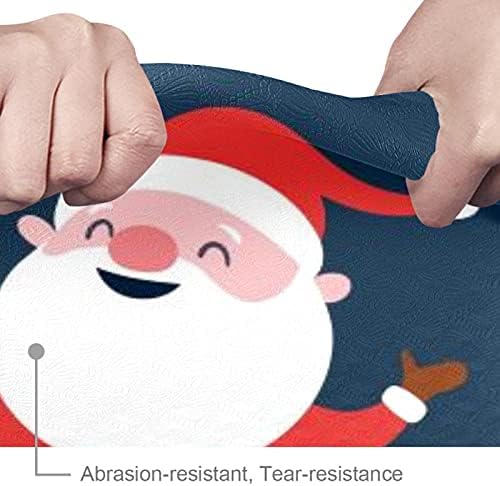 Siebzeh Funny Božić uzorak Santa Elk Božić Tree bombone Premium debeli Yoga Mat Eco Friendly gumene zdravlje