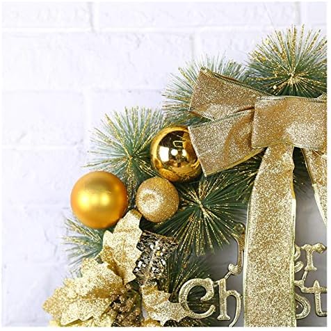 Božićni ukrasi kamin za stepenište zidne prednje borove igle zlatne božićne vijenac na vratima viseći odmor