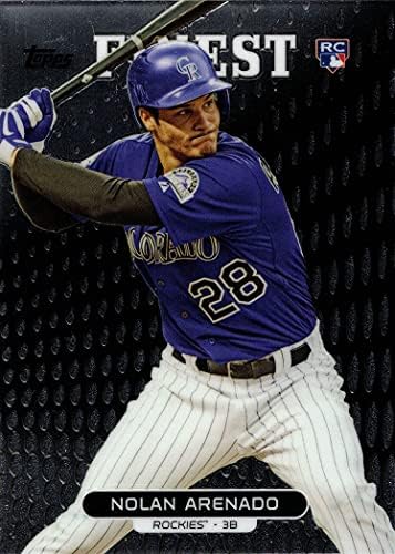 2013 topps Finest Baseball # 37 Nolan Arenado Rookie Card