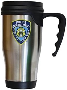 Putna krigla NYPD službeno licencirana New York policijska čaša od nehrđajućeg čelika