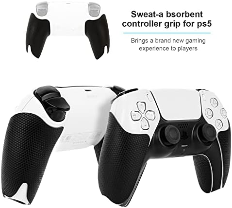 Higoplay rukohvati za PS5 anti-Skid znoj-upijajući kontroler koštac meke gume jastučići Ručka ručke naljepnica