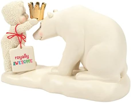 Odjel 56 Snowbabiessyja fenomenalna medvjeda figurica, 4,06 inča, višebojni