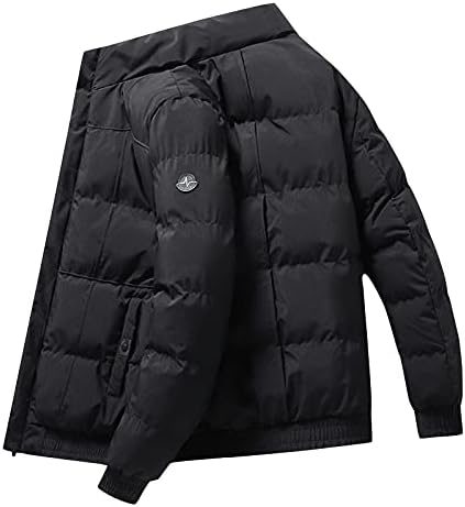 Zipper muški ovratnik sa rukavima džepni kaput čvrsti povremeni kaput toplo dugačka muška planinska jakna