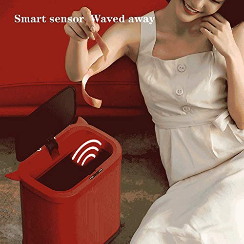 XBWEI 10L kreativnost slatka pametna kanta za smeće automatska kanta za smeće u domaćinstvu sa poklopcem