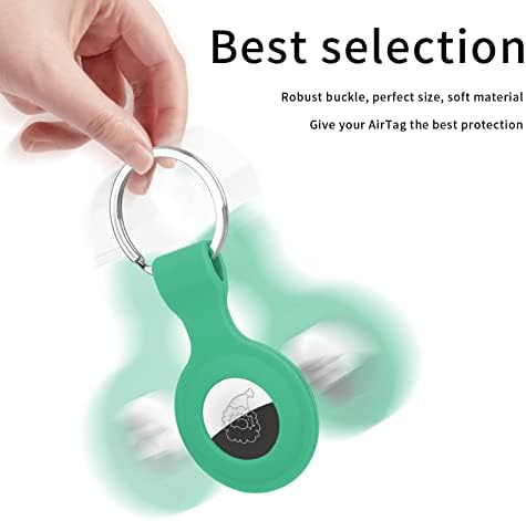 Gagaal CASE Apple Airtags, kese za privjesak za kôd sa prstenom protiv izgubljenog ključa, zaštitna silikonska futrola za Apple AirTag 2021 Finder za Air Tag Tracker HOLDER AccessOrie