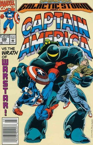 Kapetan Amerika 398 VF / NM; Marvel strip / operacija Galaktička Oluja 1