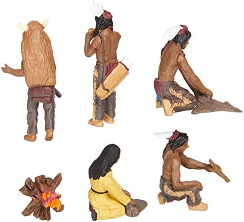 Woodland Scenics SP4443 1,5-inčni scenski setci figurice, Indijanci, 5 / paket