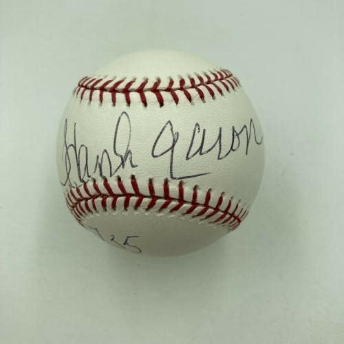Mint Hank Aaron 755 Početna Potpisana je potpisana upisana glavna liga Baseball JSA COA - autogramirani