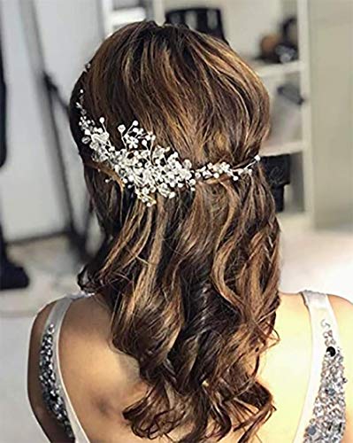 Denifery vjenčanje Hair accessories Crystal Bridal Headband Bridal Hair Vine Rose Gold Wedding Headpiece