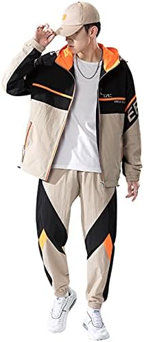 Floette Retro colorblocked staklenkasta jakna vjetrovitarna jakna Atletski hip hop vanjski vjetrovitni kaput