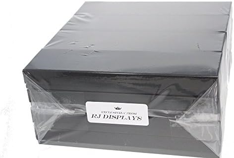 16 mat crne boje pamučne kutije narukvica za nakit, satovi, ogrlica i gležanj poklon displeji 8 x 2 od RJ Displays