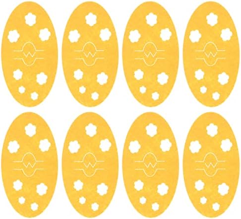 Držači posuđa za jaja Srebrna torbica: Uskršnji nož za jelo viljuške torba rukavi u obliku jaja 8kom žuta